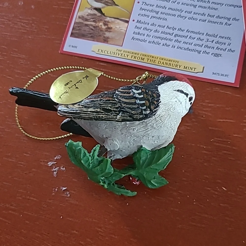 Danbury Mint Bird Ornaments